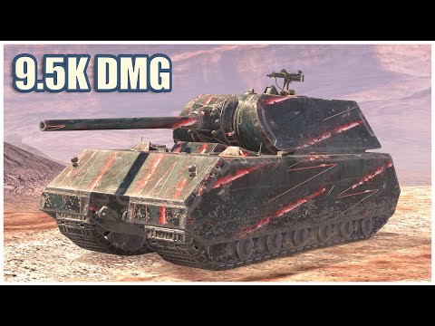 Maus • 9.5K DMG • 6 KILLS • WoT Blitz