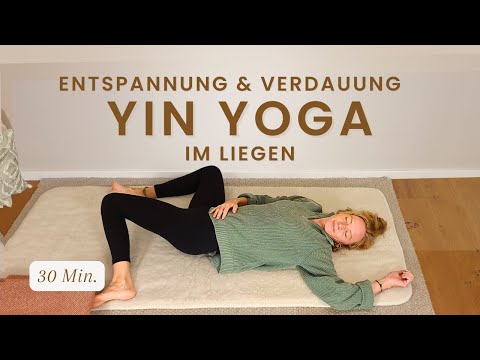 Entspannung & Detox für Verdauung & Nervensystem | 30 Min. Yin Yoga im Liegen + Somatische  Übungen