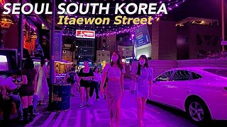 [4K]🔥Walking in Itaewon on Saturday Night - Street Fashion - Walking Tour SEOUL KOREA 2022🔥🔥🔥🔥