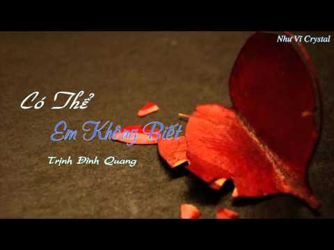 Có thể em không biết - Trịnh Đình Quang
