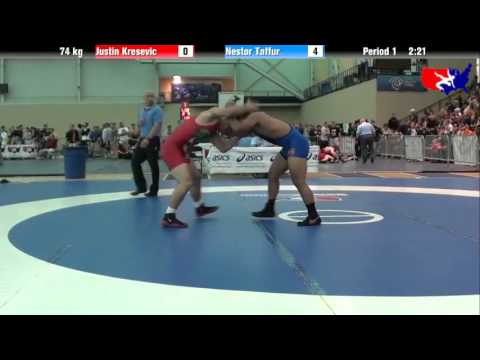 Justin Kresevic vs. Nestor Taffur at 2013 ASICS University Nationals - FS