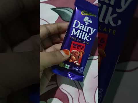 Cadbury Dairy milk Fruit and Nut chocolate| #chocolatelover #trendingshorts #viralshort #exploremore