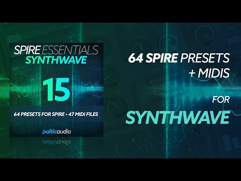Spire Essentials Vol 15 - Synthwave (64 Spire Presets, 47 MIDI Files)