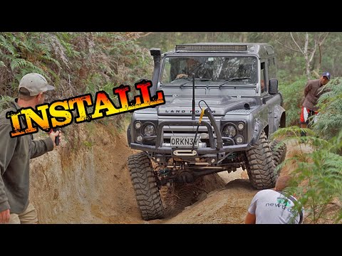 Land Rover SUSPENSION install - 14" Radflo shocks