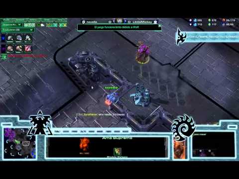 StarCraft 2 HoTS Little Mickey vs Nevelis