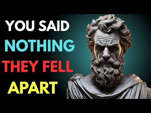 The More You Say Nothing, The More They Panic | Stoicism