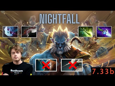 Nightfall plays Phantom Lancer PL - Got hard countered by Sven and Magnus - 7.33 Dota 2 Pro gameplay