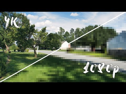 4k vs 1080p (Upscaled) for YouTube Test