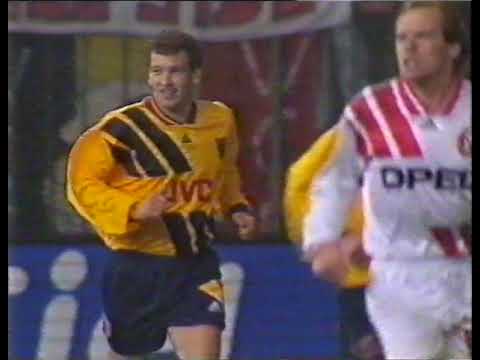 Standard Liege 0-7 Arsenal UEFA European Cup Winners Cup 2nd Round 1st Leg 03/11/1993