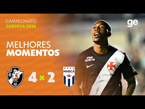 Gols e lances de Vasco da Gama x Maricá