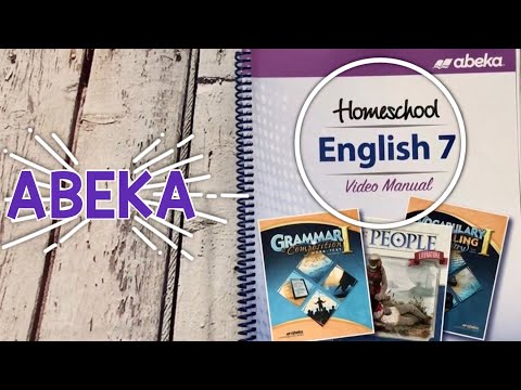 Homeschool | Abeka | 7th Grade English Video Manual...
