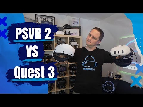 QUEST 3 vs PSVR 2 - Welche VR Brille ist besser (auch für PC)?