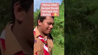 Download lagu Masya Allah Semangat Hikingnya Sampai Basah Keringat dan Berlari‼️💪💪🇮🇩 #pramuka #hiking #perjusa mp3