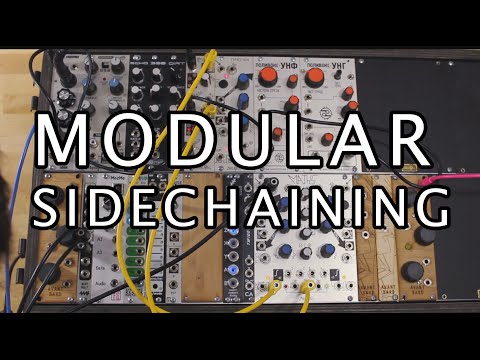 Eurorack Sidechaining patch with Moddemix and Maths
