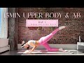 15MIN Toned Ab, Arms & Back //  DAY 3 - 1 Week Pilates Challenge // madeleineabeid