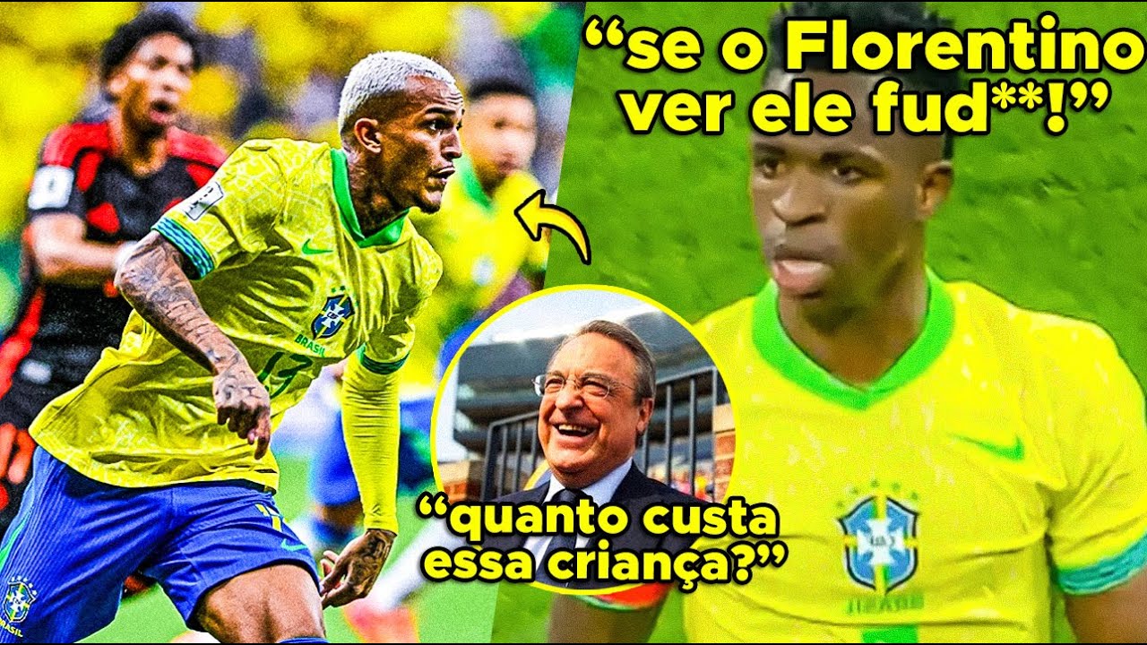 🤯O QUE JOGA O WESLEY É SAC4NAGEM! WESLEY ESTREIA DE FORMA BRUTAL PELA SELEÇÃO E É DESTAQUE ABSOLUTO!