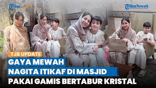 Bertabur Kristal Swarovski, Intip Penampakan Abaya Mewah Nagita Slavina saat Itikaf, Harga Fantastis