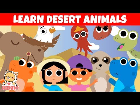 Learn Animals For Kids: Out In The Desert | Fun(and catchy!) Educational Songs