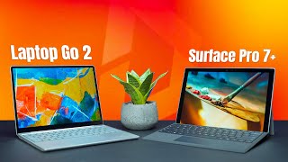 So sánh Surface Pro 7+ vs Surface Laptop Go 2