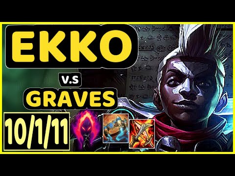 SKEANZ (EKKO) vs GRAVES - 10/1/11 KDA JUNGLE GAMEPLAY - EUW Ranked MASTER
