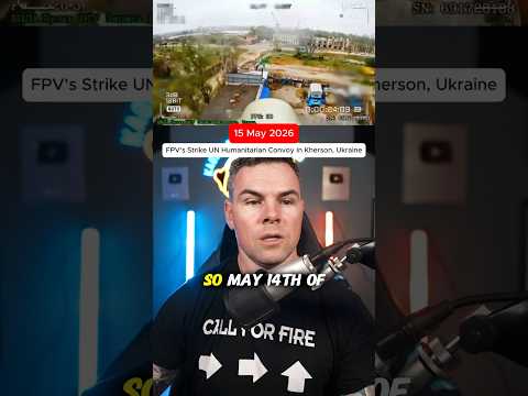 FPV's Strike UN Humanitarian Convoy In Kherson, Ukraine. #news