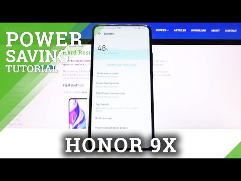 How to Activate Power Saving Mode in HONOR 9x – Extend Battery Life
