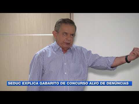 Seduc explica gabarito de concurso alvo de denúncias
