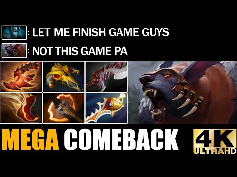 Ursa VS Phantom Assassin Who's Actually Stronger Carry - Epic Mega Creeps Comeback Dota 2 Gameplay