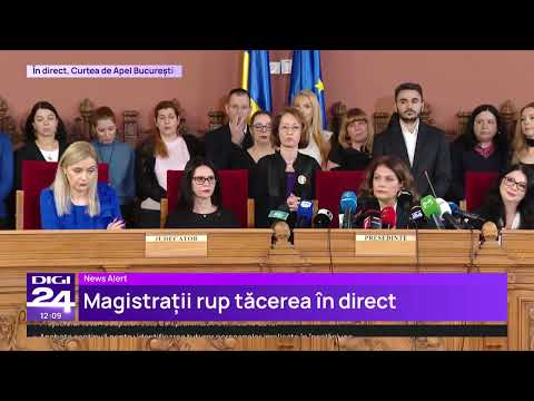 Conferință de presă la Curtea de Apel. Judecător: Conducerea nu ne ajută, suntem terorizați