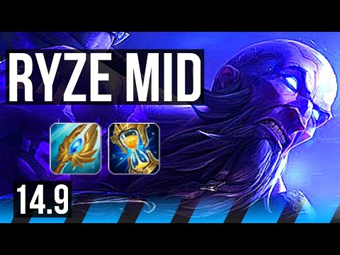 RYZE vs ZIGGS (MID) | Quadra, Dominating | EUW Master | 14.9