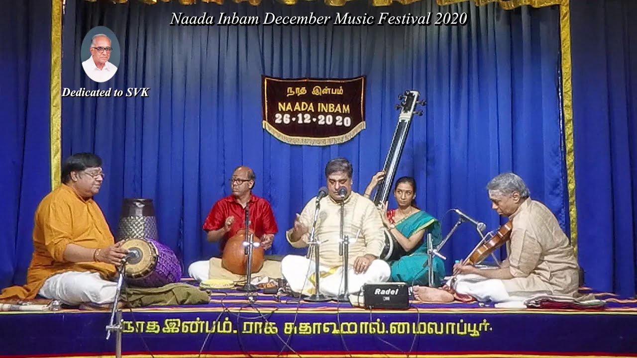 Vid. Tiruvarur Girish for Naada Inbam December Music Festival 2020