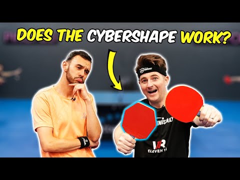 Cybershape vs Traditional Shaped Table Tennis Bat!