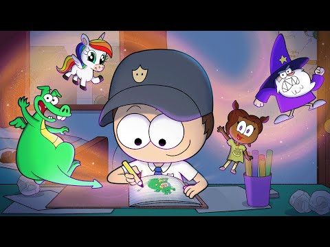It was ALL Doodles | Cartoons for Kids | Boy & Dragon Full Episodes 2024