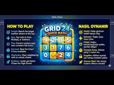 Grid 24: Quick Math