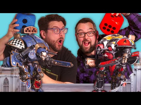 We Played Warhammer at 4× Scale with GIANT Imperial Knights