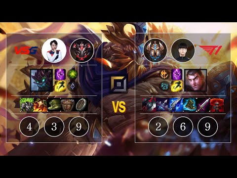 VSG Riris Maokai vs T1 Roach Jayce Top - KR Patch 10.12