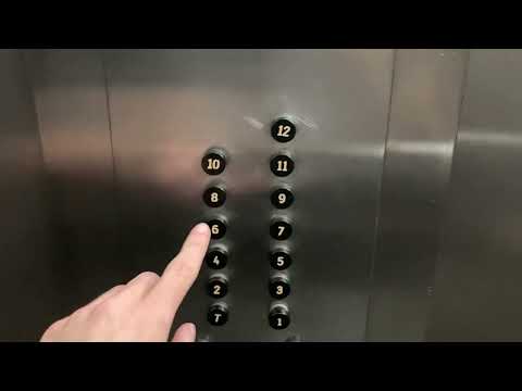 BOTÕES PRETOS! Elevador Otis de 1971
