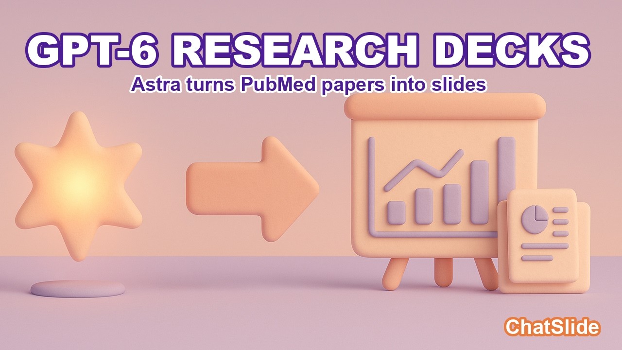Created with GPT-6 Astra: Research Slide Deck in Minutes