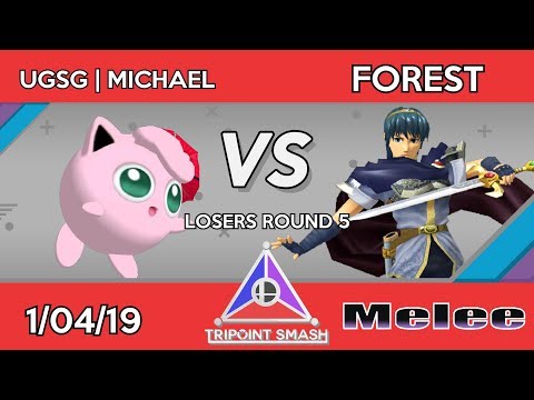 Tripoint Smash 42 - Losers Round 5 - UGSG | Michael (Jigglypuff) Vs. Forest (Marth)