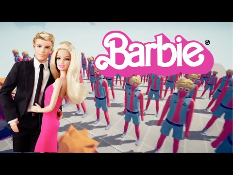 120x BARBIE ARMY vs 2x EVERY GOD - Totally Accurate Battle Simulator (TABS)