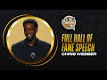 Chris Webber | Hall of Fame Enshrinement Speech