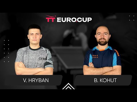 15:55 Vadym Hryban - Bohdan Kohut 26.05.2024 TT Euro.Cup Ukraine Elite. TABLE 3
