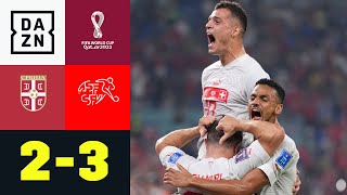 Rudelbildung am Ende! Freuler schießt Nati ins Achtelfinale: Serbien - Schweiz 2:3 | WM 2022 | DAZN Rudelbildung am Ende! Freuler schießt Nati ins Achtelfinale: Serbien - Schweiz 2:3 | WM 2022 | DAZN