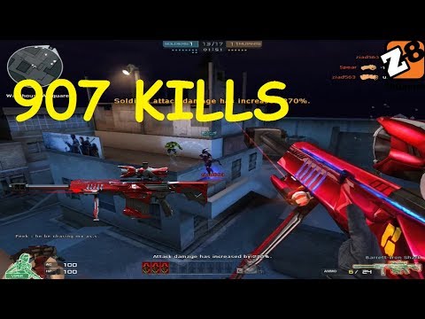 Crossfire 2.0 : Barrett Iron Shark - 907 kills Best Kill - Hero Mode X -  By Clan CherubZombie