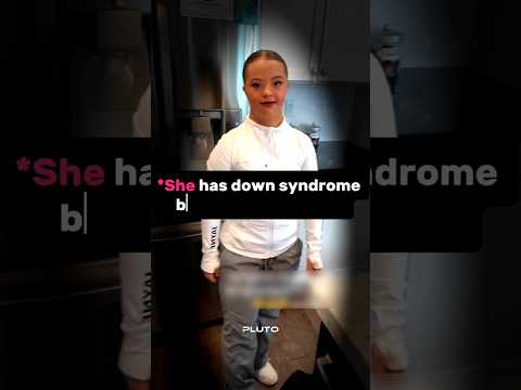 Down syndrome didn't stop her from looking Beautiful 😍
