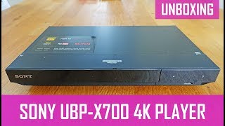 SONY UBP-X700 || 4K BLU-RAY PLAYER - UNBOXING (4K UHD)