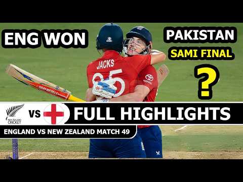 England Vs New Zealand ICC T20 CRICKET WORLD CUP 2026 Full Highlights Match 49 | Eng Vs Nz