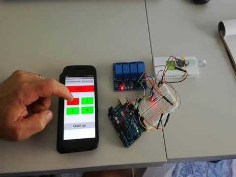 Relè comandati dallo smartphone con Arduino