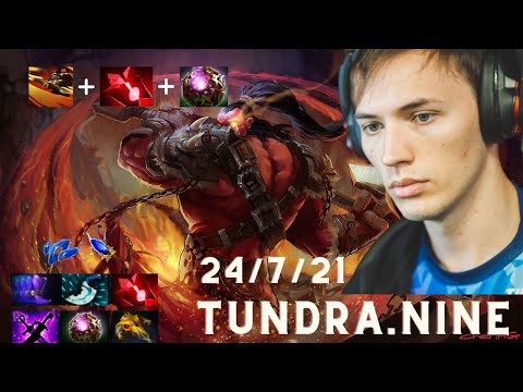 Tundra.Nine - Axe OFFLANE - Chop Chop - TANKY w/ Bloodstone & Octarrine Core [Dota 2 Pro Highlight]