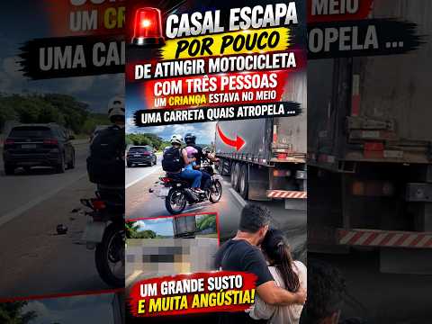 Motociclista é flagrado sem farol trasportando criança em situação de risco, no Tocantins.